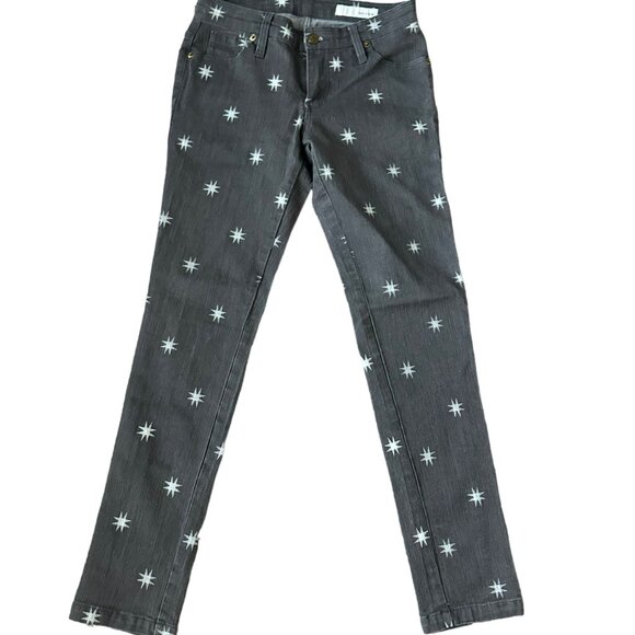 SASS & BIDE Starburst Playman Gray Skinny Jeans Size 26 - Picture 1 of 7